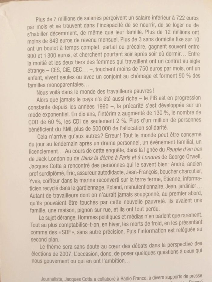 7 Millions de travailleurs pauvres - photo numéro 7