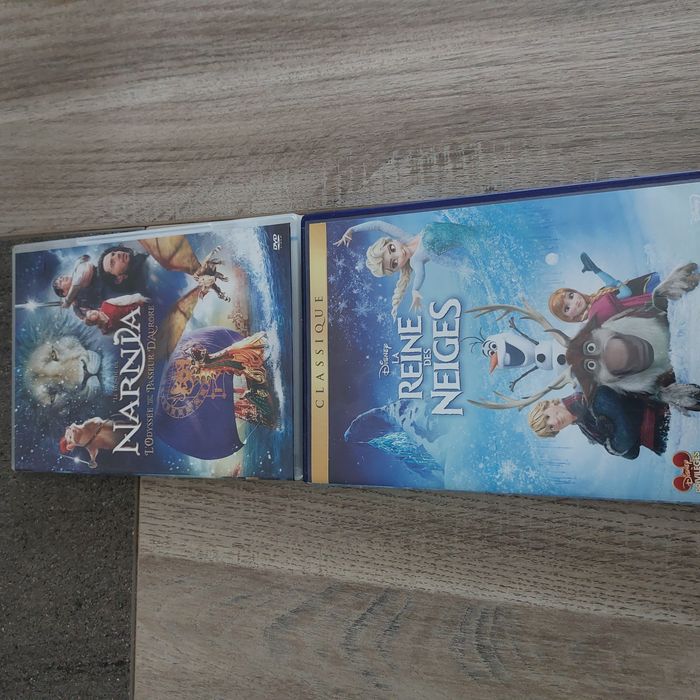 Lot 2 DVD Disney  Narnia-Reine des Neiges