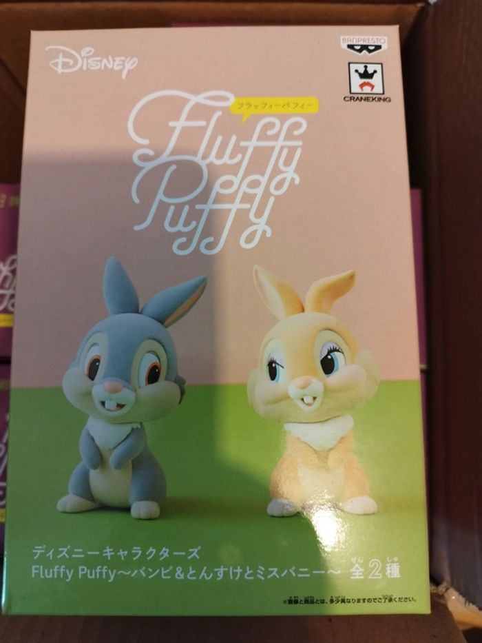 Figurine Disney Cutte! Fluffy Puffy Bambi Thumper Miss Bunny figure panpan