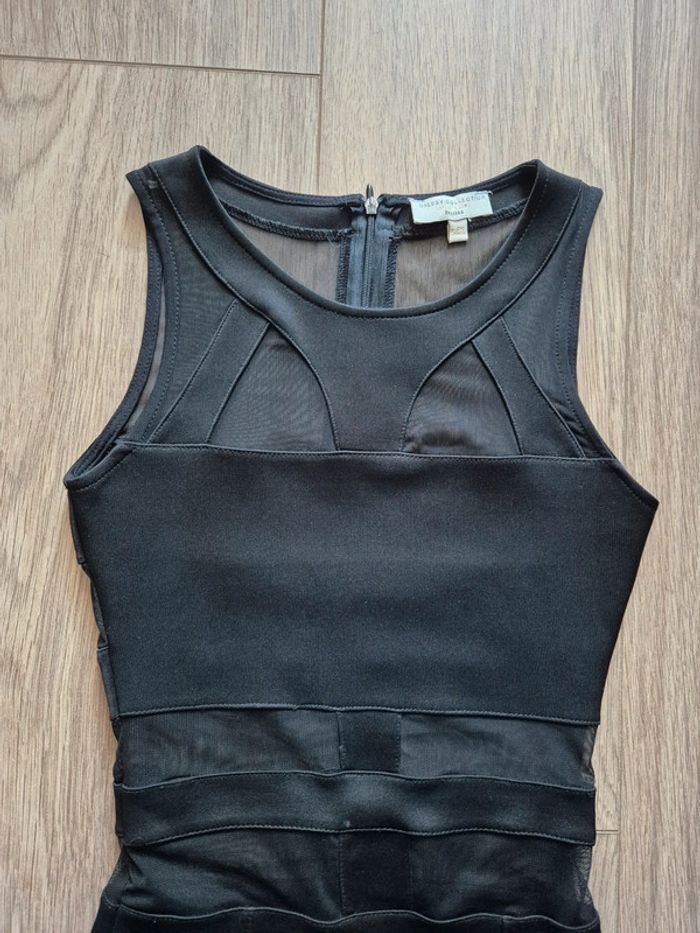 Robe noire moulante transparence bershka - photo numéro 3