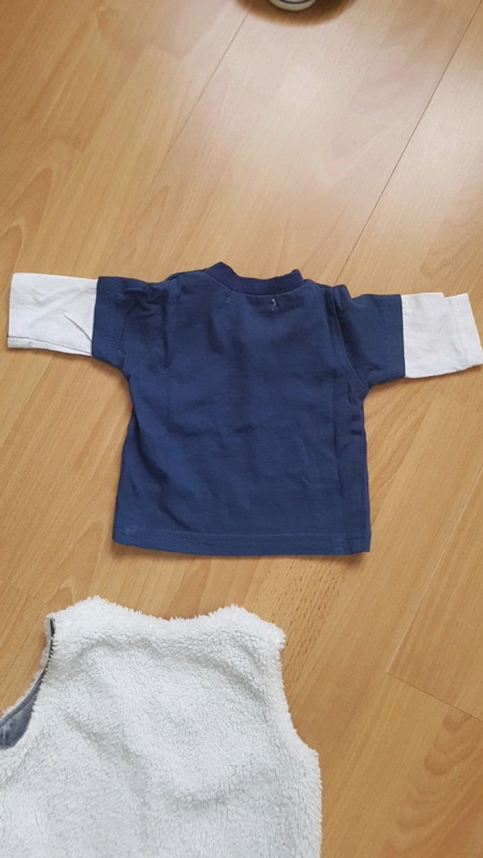 Lot gilet tee shirt - photo numéro 5