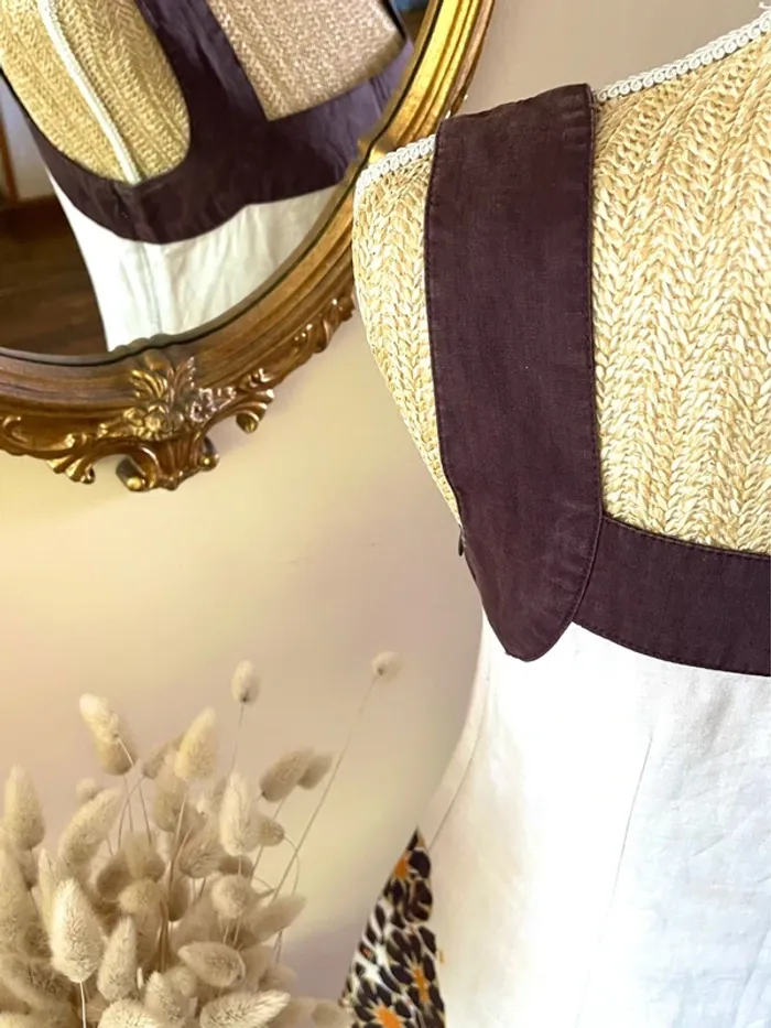 Robe vintage d'Été à Motifs seventies - Promod - Taille 38 - photo numéro 10