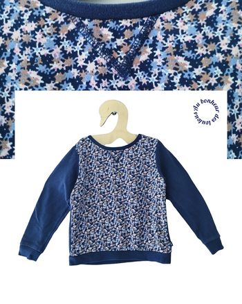 4 ans sweat okaidi (bi matière)