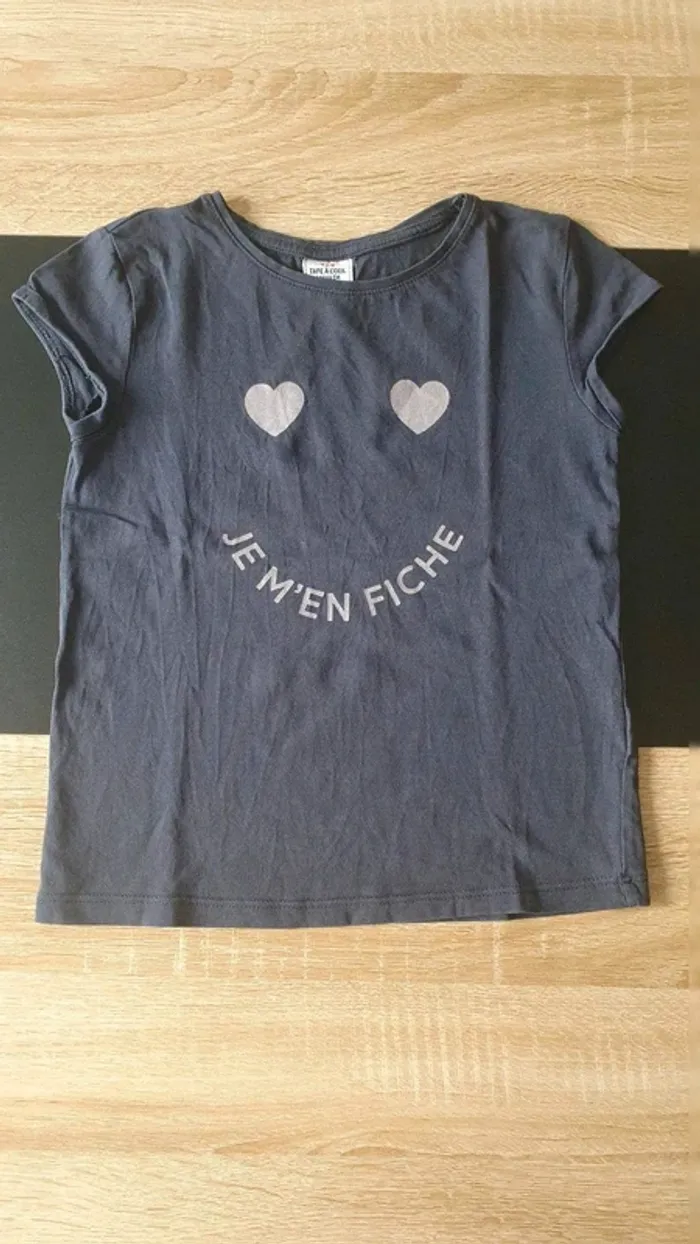 Lot de 3 tee-shirts manches courtes 6 ans - photo numéro 2