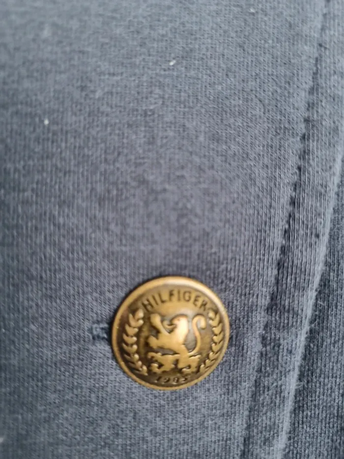Veste officier bleu marine Tommy Hilfiger – Taille L Femme (mesures en photos) - photo numéro 3
