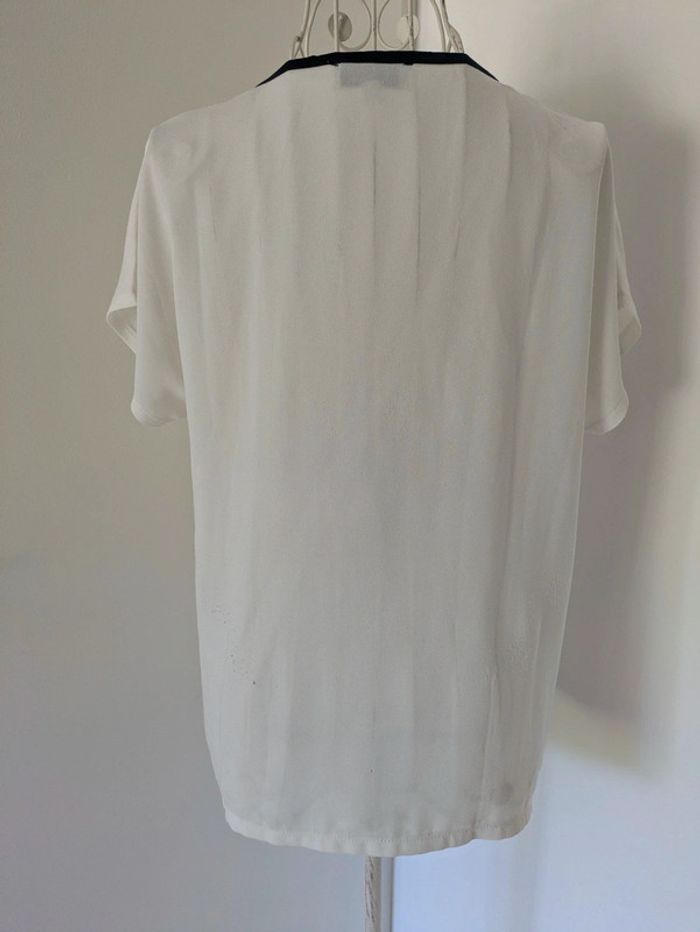 Blouse blanche et Marine Jacqueline RIU 40 - photo numéro 6