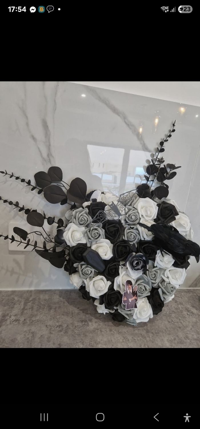 Création d'un coeur florale en mousse - photo numéro 3