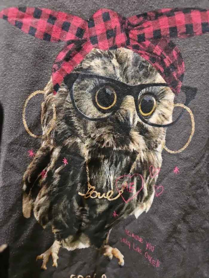T shirt fille zara 5/6 ans - photo numéro 3