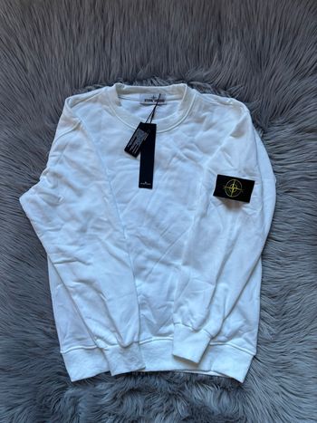Pull Stone Island Blanc - Taille M