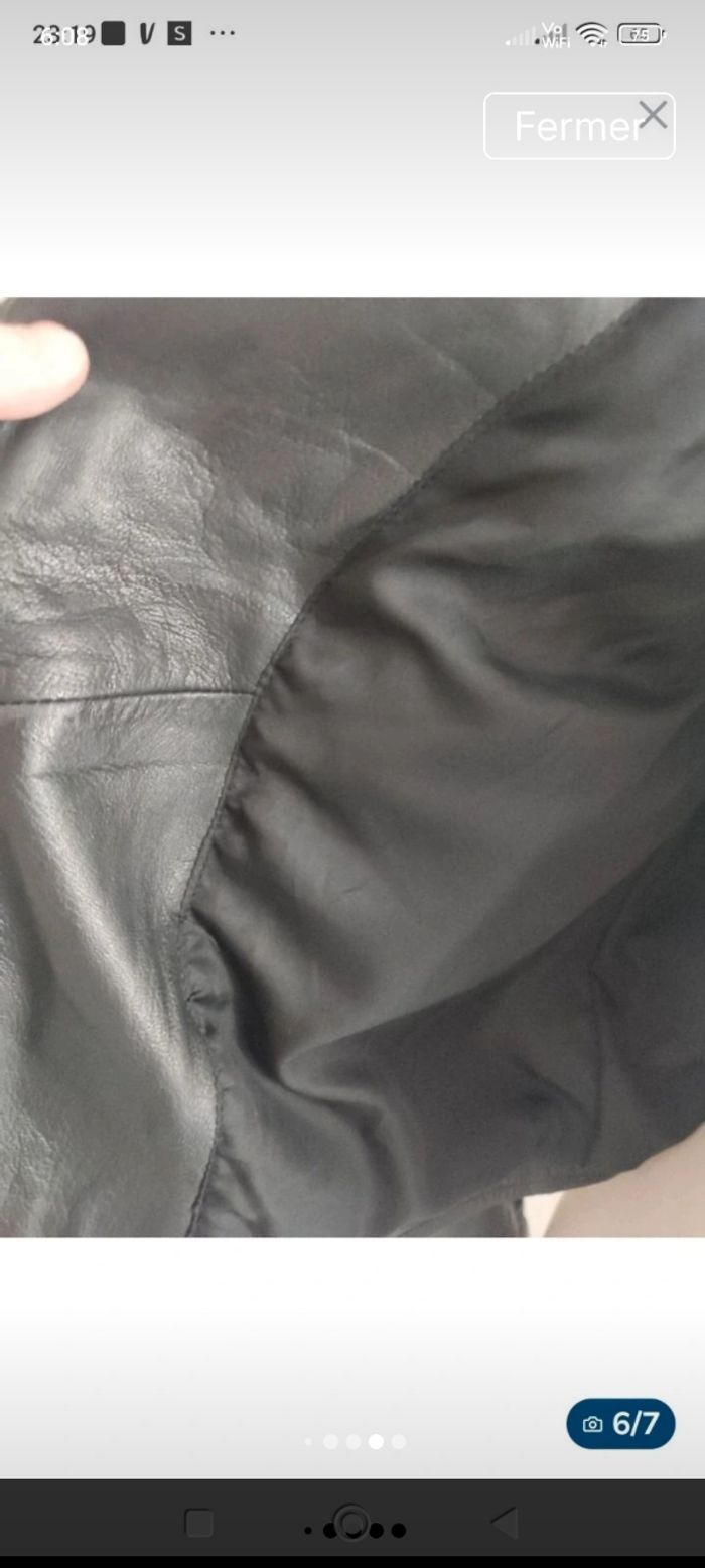 #kytieLfemme. Perfecto en cuir taille L - photo numéro 6