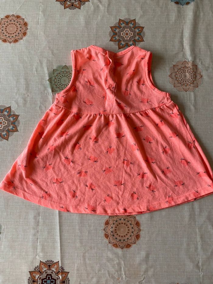 Robe orange chat - photo numéro 3