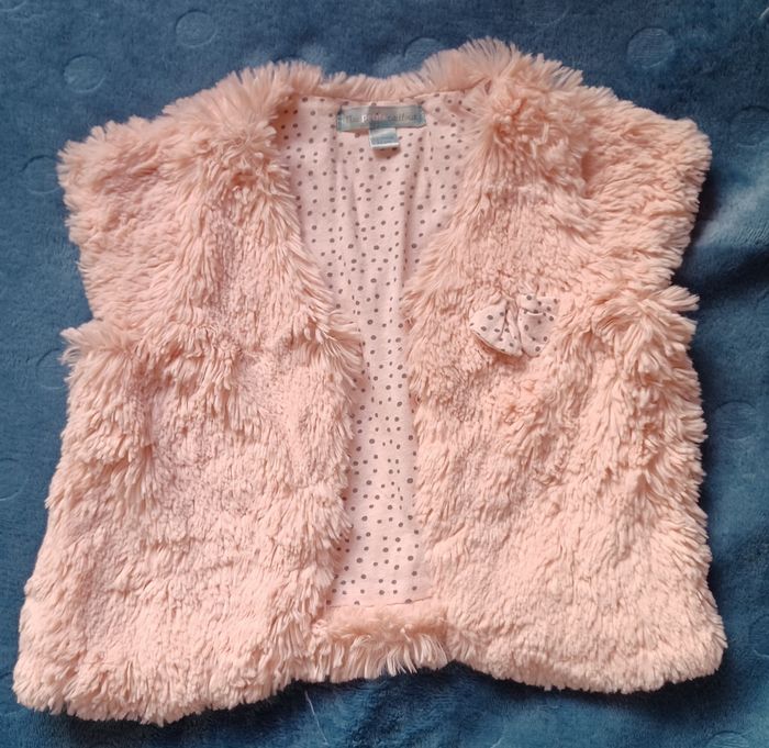 Gilet rose sans manche