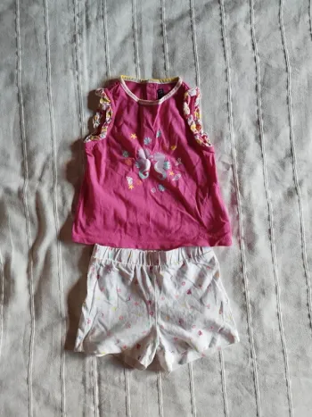 ensemble sergent major fille 18 mois