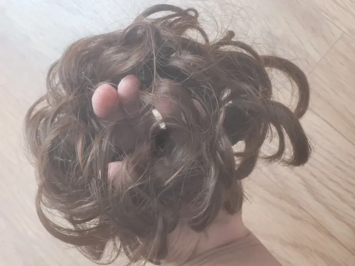 Extensions cheveux chignon marron chatain - photo numéro 4
