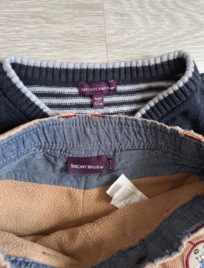 Ensemble Sergent Major garçon 6-9 mois - photo numéro 3