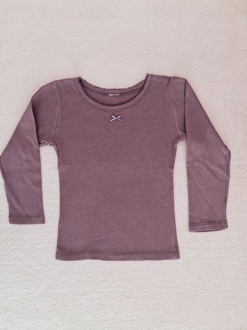 Chemisette manches longues Petit Bateau 3 ans violet