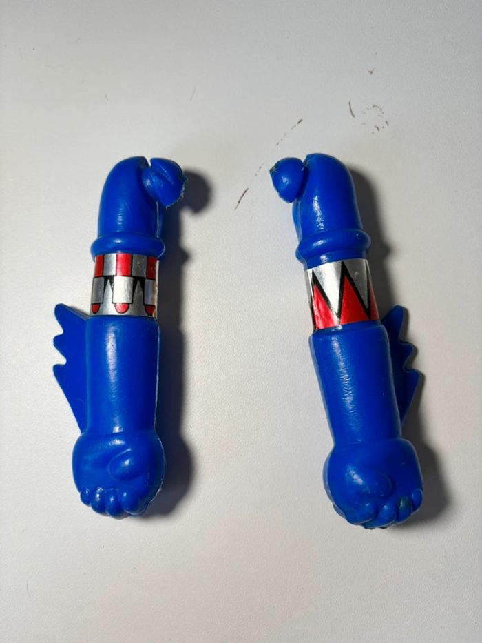 Paire de bras accessoire parts pour figurine bootleg jumbo goldorak jouet ancien