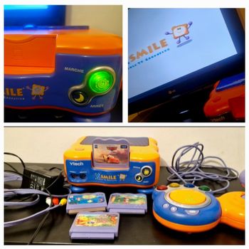 VSmile 1ère édition - Console complète avec 4 jeux