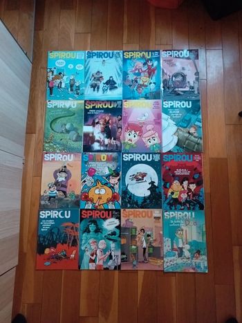 Lot de 16 magazines BD Spirou
