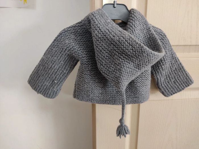 3 / 6mois gilet avec capuchon. Tbe - photo numéro 5
