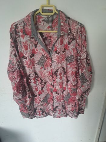 Chemise rose gris my way FER Taille 50