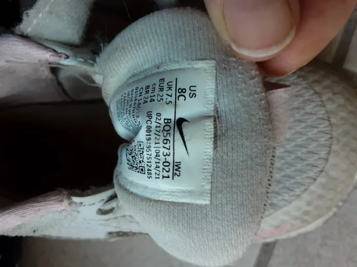 Basket nike blanc P. 25 - photo numéro 6