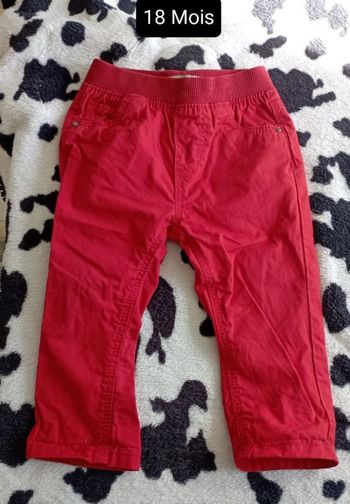 Pantalon rouge 18M