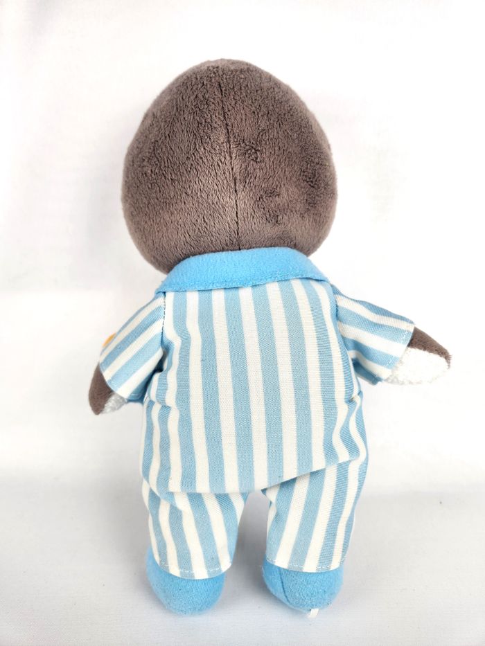 Peluche Doudou T'choupi - Pyjama Bleu Rayé - 27 cm - photo numéro 4