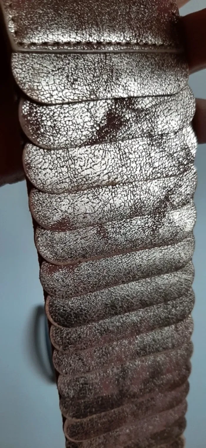 Ceinture élastique dorée - photo numéro 4