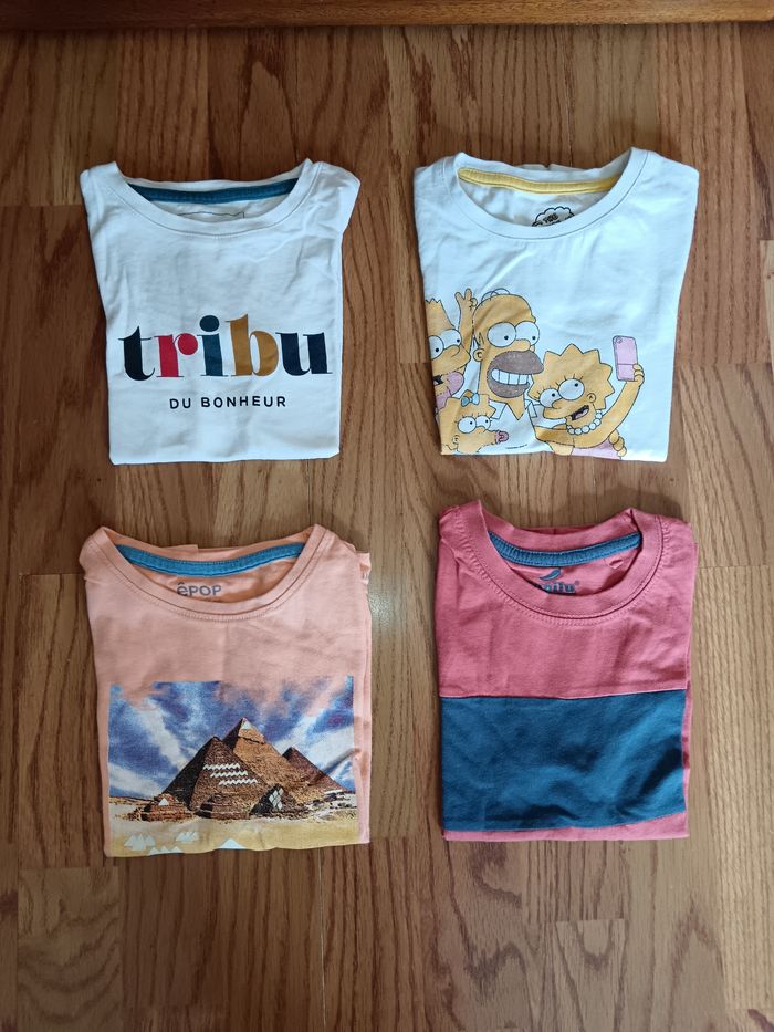 Lot tee shirt 4 ans - photo numéro 2