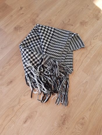 Echarpe motif pied de poule