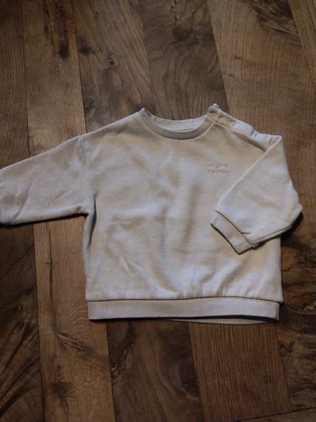 Sweat beige Kiabi