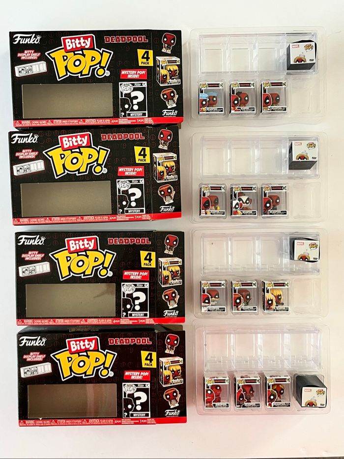 Lot 16 figurines Bitty Pop Deadpool - photo numéro 2