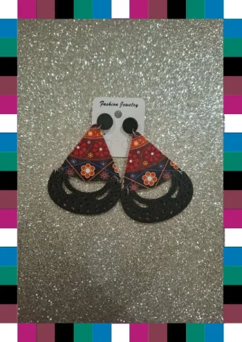 Boucles d'oreilles en bois