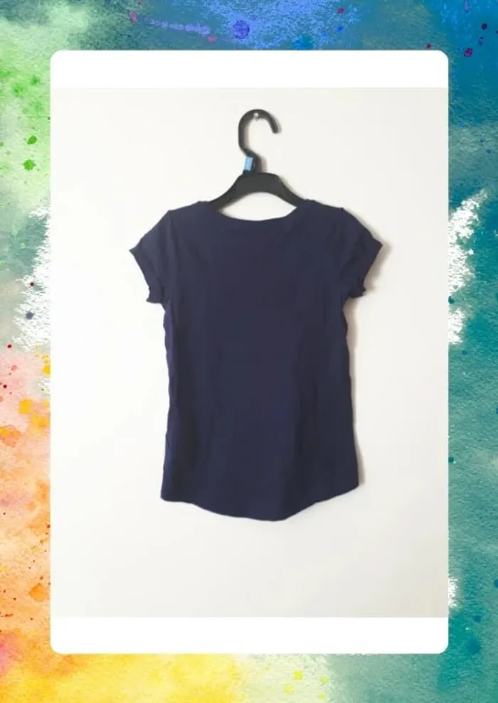 Tshirt reine des neiges elsa 4 ans disney - photo numéro 4
