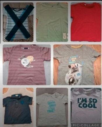 Lot de 7 t.shirts manches courtes différentes marques 3 ans
