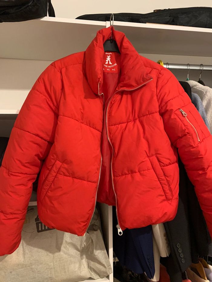Doudoune hiver rouge