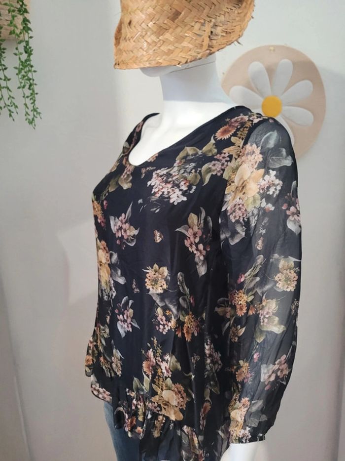 Blouse avec de la soie - photo numéro 4