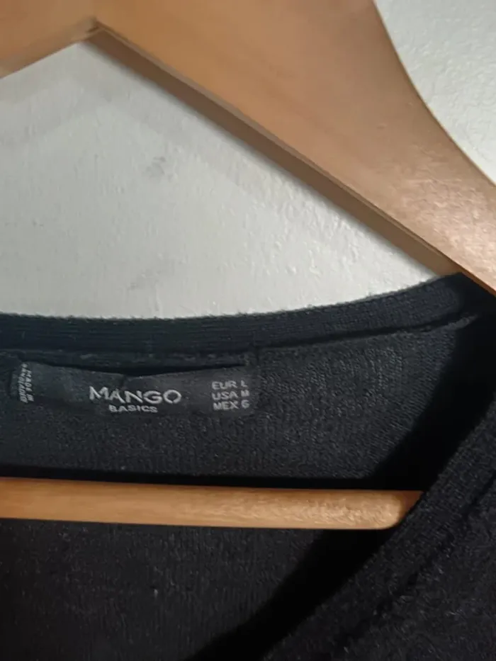 C10 pull noir Mango L - photo numéro 3