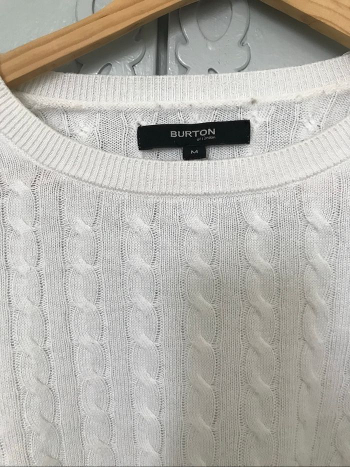 Pull blanc - photo numéro 2