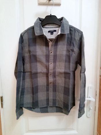 Chemise carreaux T.10 ans - Kiabi