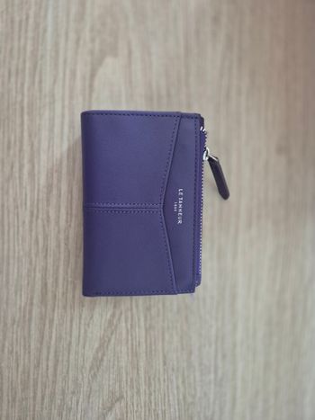 Porte monnaie a zip authentique le tanneur neuf