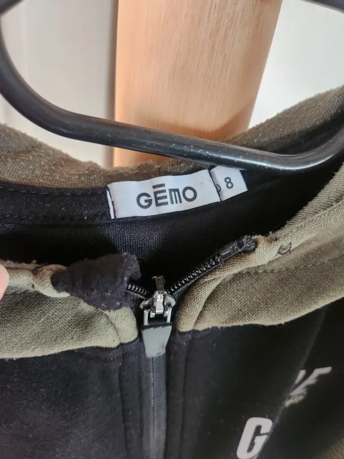 Sweat a capuche zippe gemo - photo numéro 3
