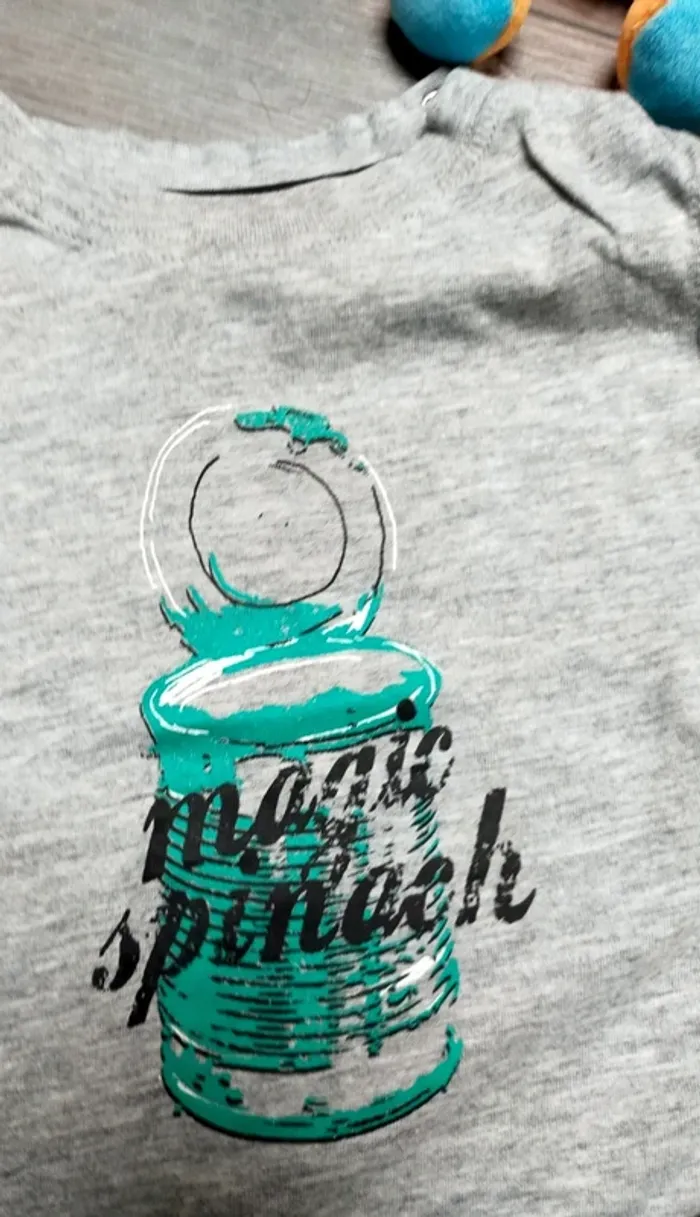 Ensemble t-shirt et jeans garçon 6 mois Tape à l'oeil - photo numéro 2