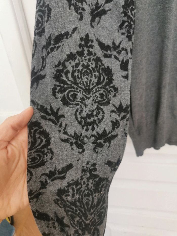 Pull homme gris en coton devred Taille L tbe - photo numéro 3