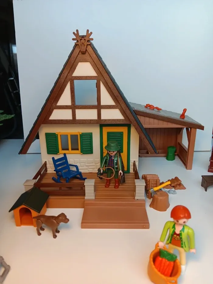 Lot figurines playmobil chalet de montagne - photo numéro 7