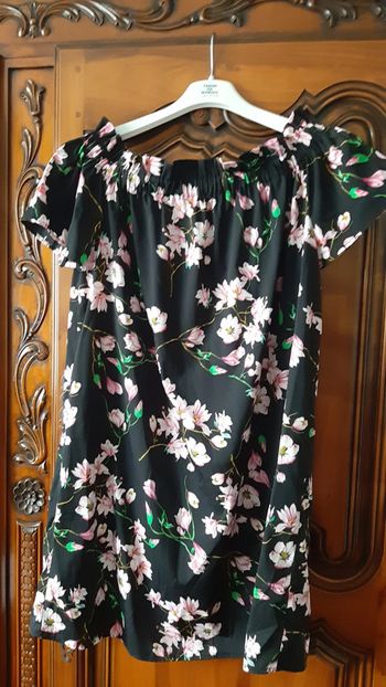 robe courte col bateau