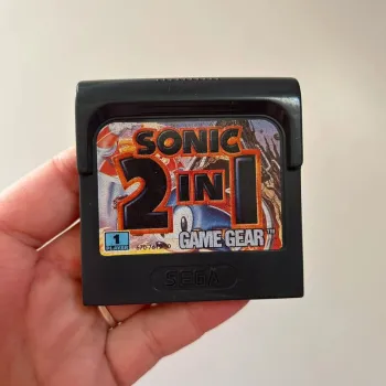 Jeu sega game gear sonic 2 in 1