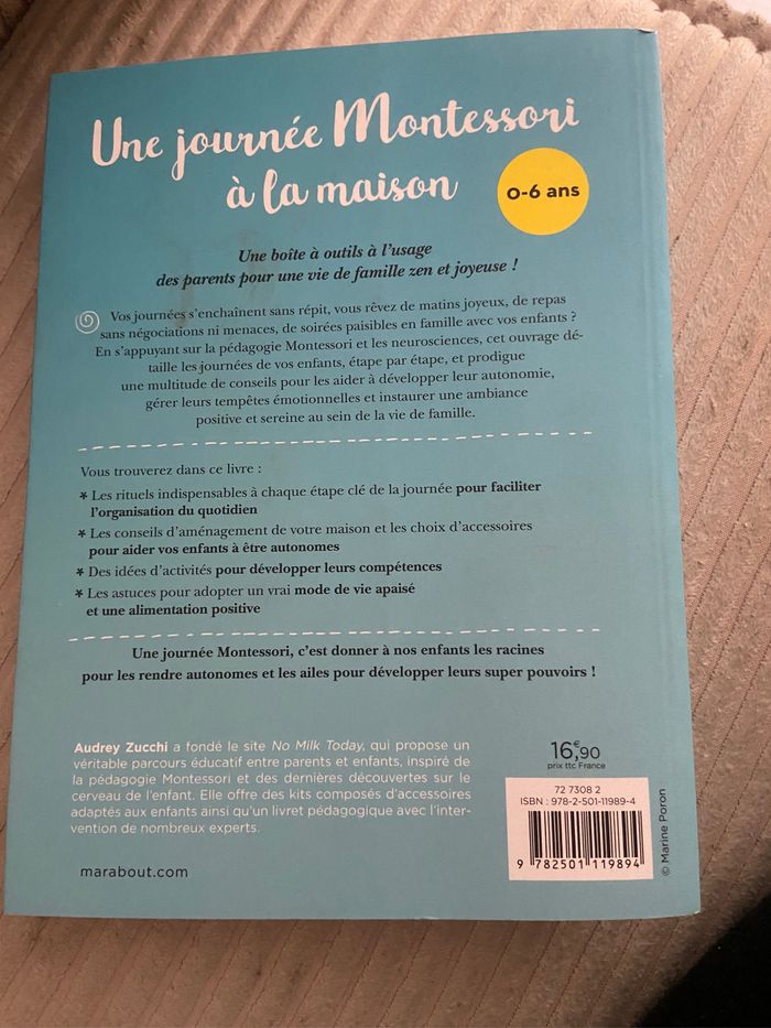 Livre Montessori marabout - photo numéro 2