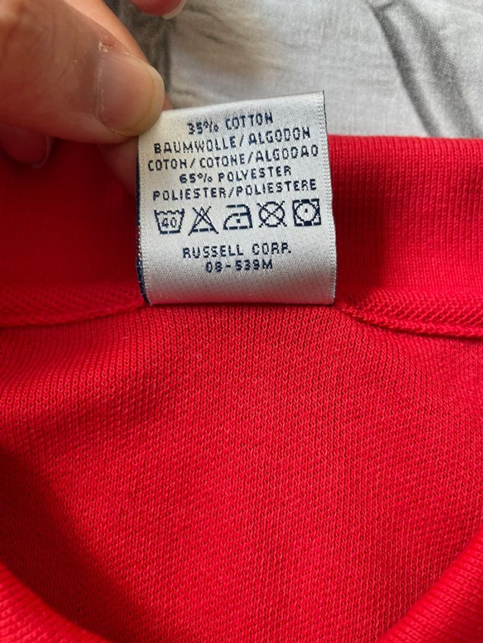 Polo rouge jerzees taille L neuf - photo numéro 4